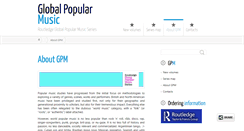 Desktop Screenshot of globalpopularmusic.net