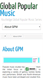 Mobile Screenshot of globalpopularmusic.net